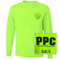 TSHIRT-LONGSLEEVE -    Safety Green PPC T-Shirt Long Sleeve