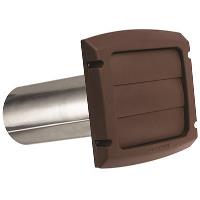 4INLEH - 4 in. Louvered Exhaust Hood With Snap On Pipe