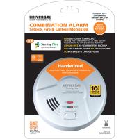 AMIC1510SC - Sensing Plus AMIC1510SC Multi Criteria Hardwired Combo Smoke, Fire &amp; Carbon Monoxide Alarm With 10 Year Battery Backup