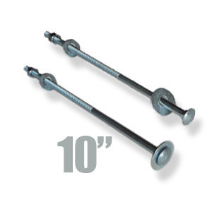 Carriage Bolts 10" x 3/8" 24/box