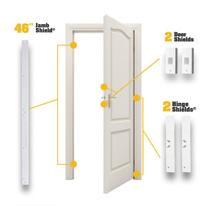 Door Armor Max Combo (Jamb, Lock, &amp; Hinge Reinforcement)