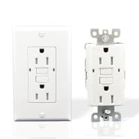E15AST -         USI Electric 15 Amp Self Test GFCI Tamper-Resistant Receptacle Duplex Outlet, White or Ivory