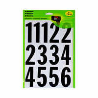 MM-4N - Self Adhesive Numbers 3 in. (26 Number Stickers) - 30% Discount Sale