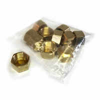 BRASSCAP - Brass Compression Caps (pack of 10)